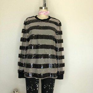 IMNYC Isaac Mizrahi Sequin Shimmer NYE Cocktail Bl